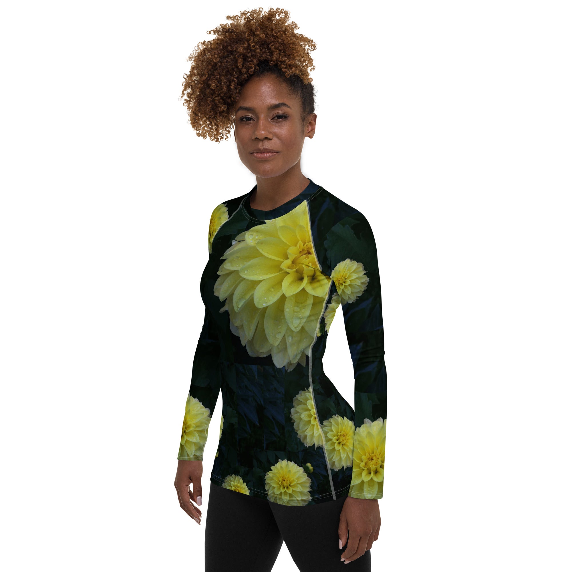 printed-activewear-top-rashguard-workout-top-women-lemon-dahlias-wickedyo6
